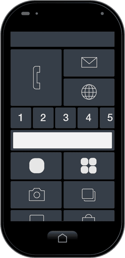 らくらくスマートフォン me F-01L model photo