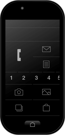 らくらくスマートフォン3 F-06F model photo